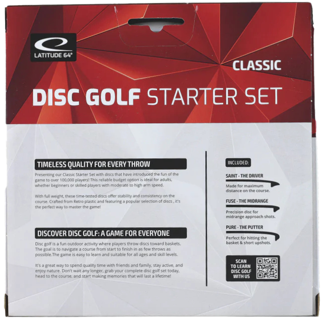 Latitude 64° Disc Golf Starter Set Classic