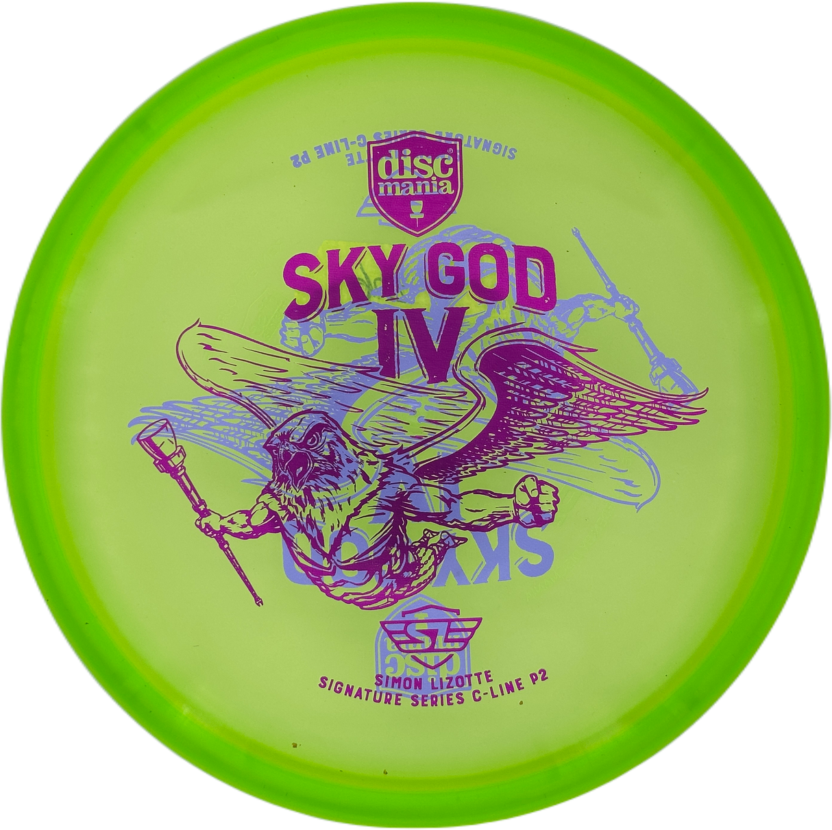 Discmania P2 SKY GOD 4 Simon Lizotte C-Line Misprint (Gebraucht: Zustand 9)