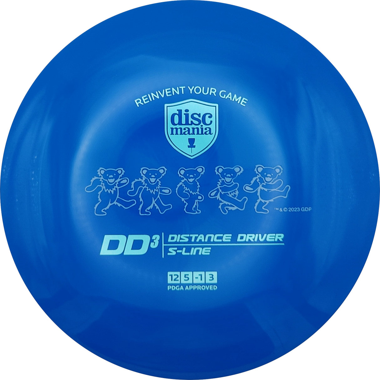 Discmania DD3 Grateful Dead S-Line Dancing Bears