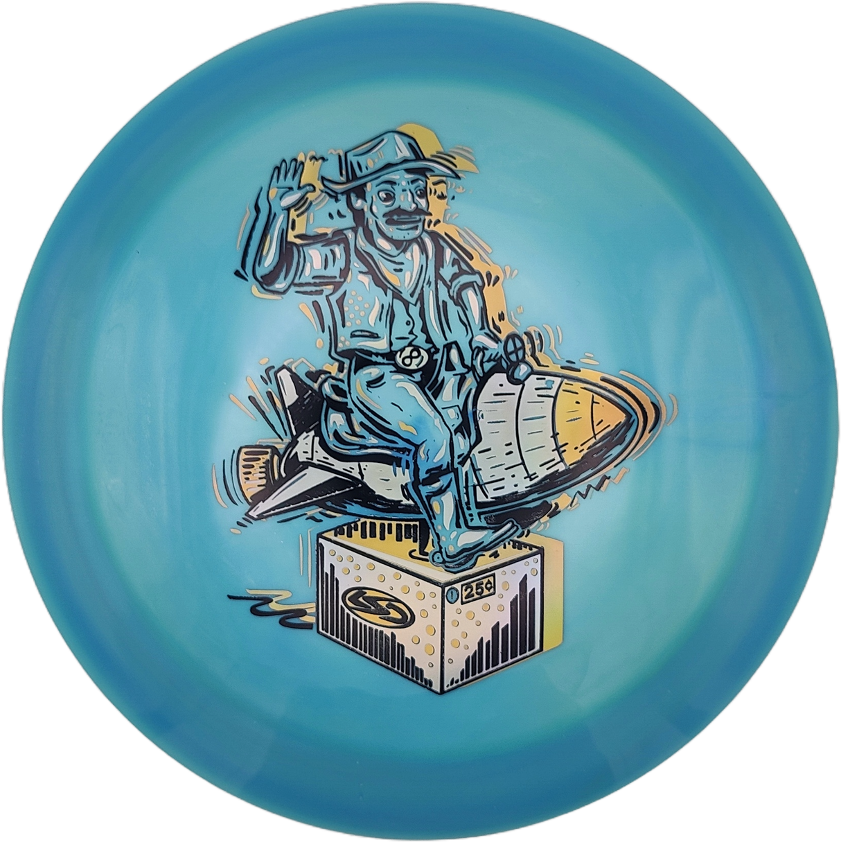 Lone Star Disc Bowie Bravo Ride 'em Rocket Cowboy