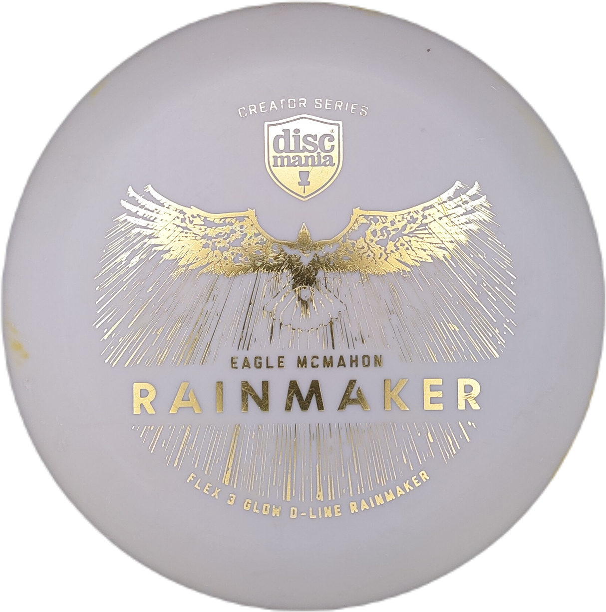Discmania Rainmaker D-Line Glow Flex 3 Eagle McMahon Creator Series (Gebraucht: Zustand 6)