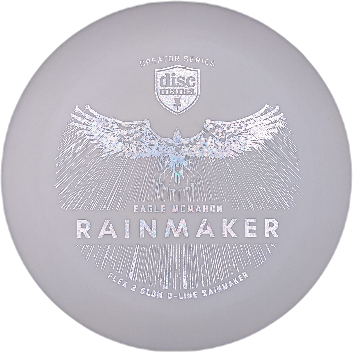 Discmania Rainmaker D-Line Glow Flex 3 Eagle McMahon Creator Series (Gebraucht: Zustand 7)