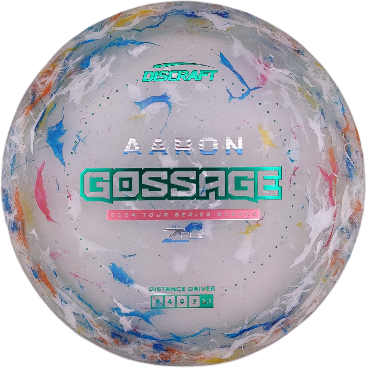 Discraft Raptor Z Flx Aaron Gossage Tour Series 2024