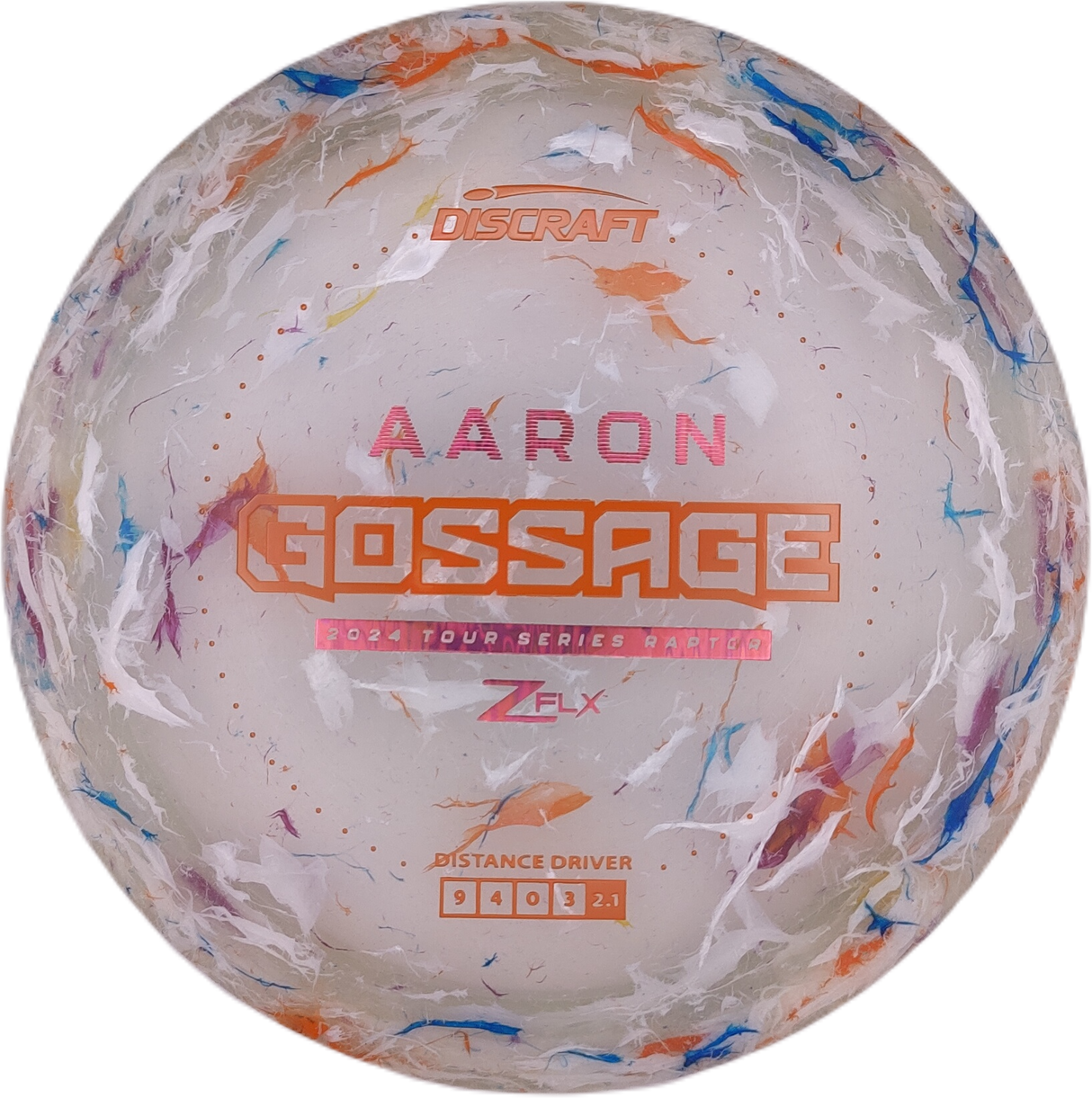 Discraft Raptor Z Flx Aaron Gossage Tour Series 2024