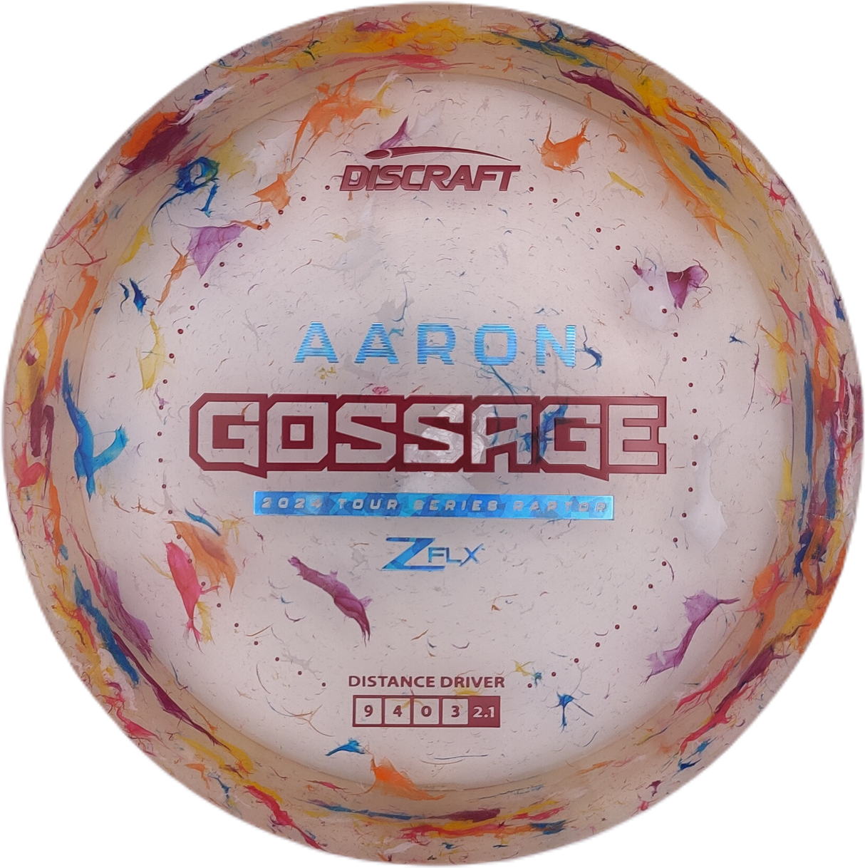 Discraft Raptor Z Flx Aaron Gossage Tour Series 2024