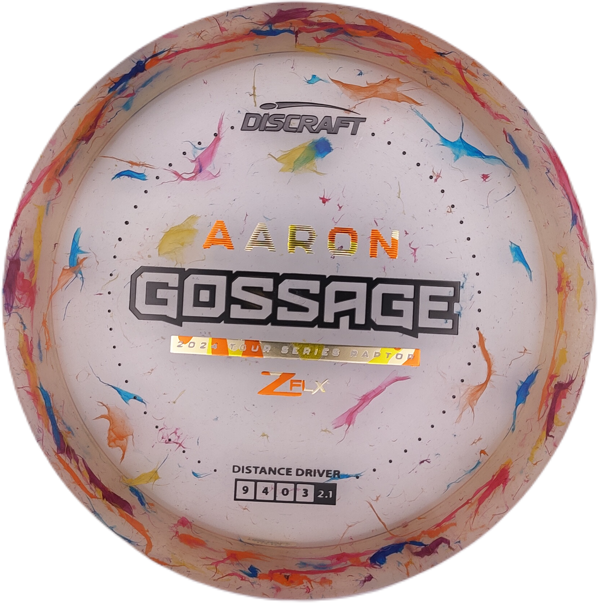 Discraft Raptor Z Flx Aaron Gossage Tour Series 2024