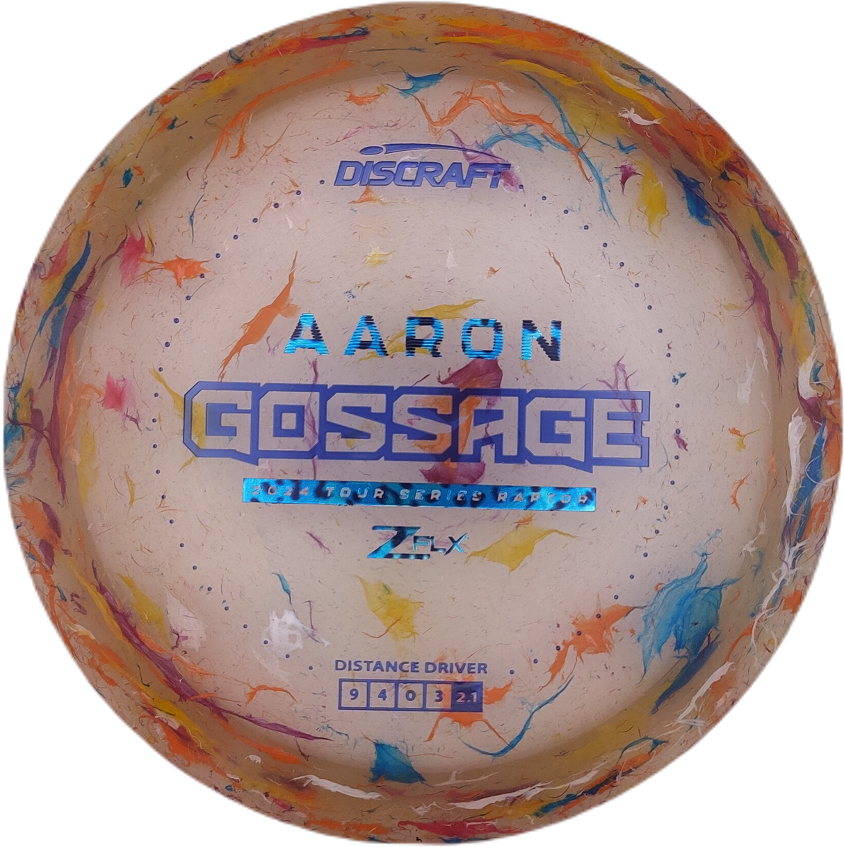 Discraft Raptor Z Flx Aaron Gossage Tour Series 2024