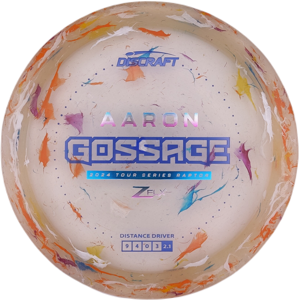 Discraft Raptor Z Flx Aaron Gossage Tour Series 2024