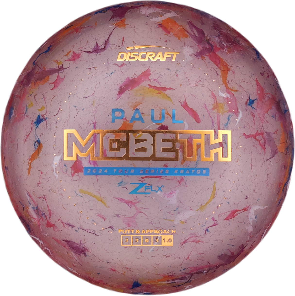 Discraft Kratos Z Flx Paul McBeth 2024 Tour Series