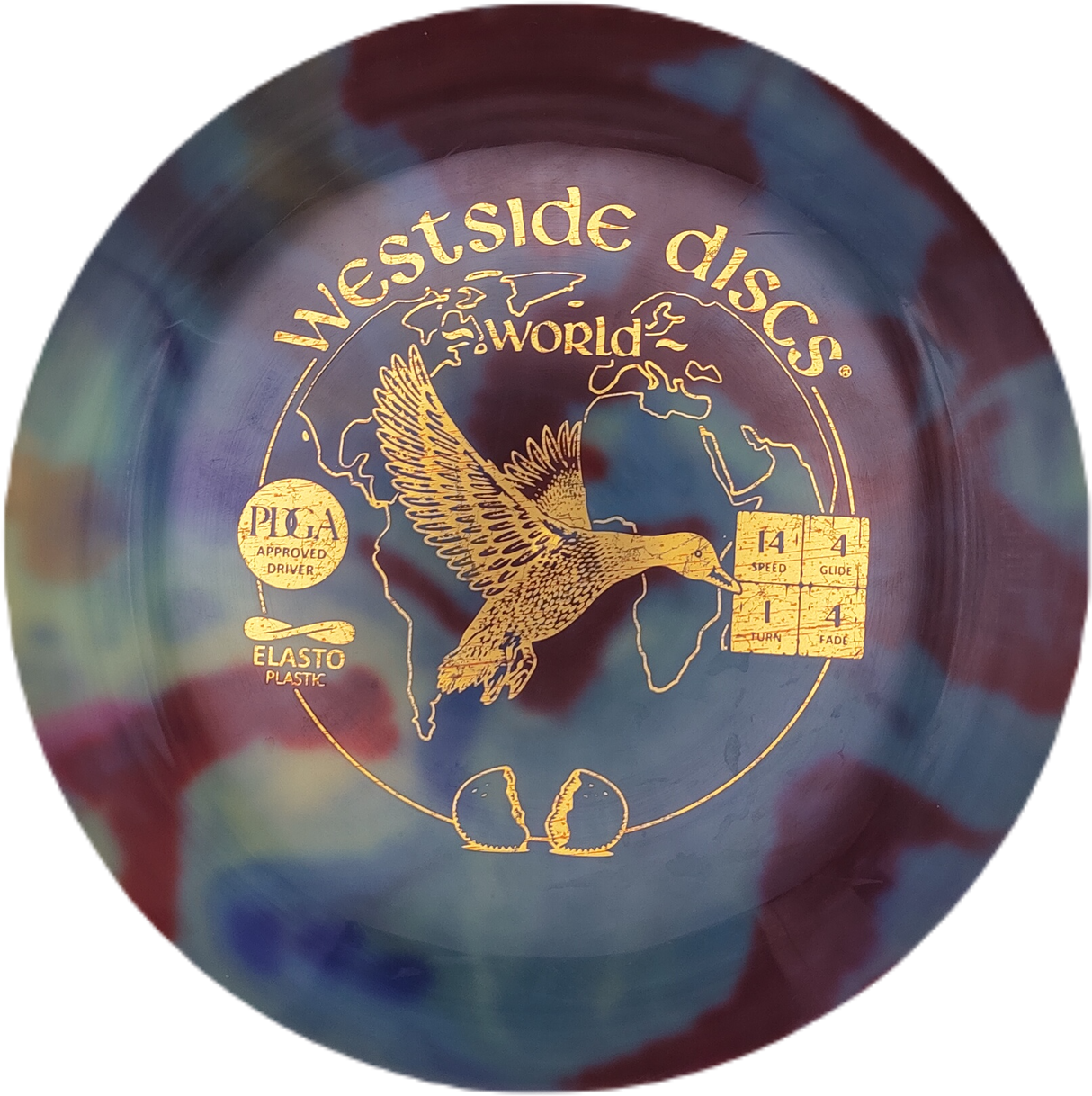 Westside Discs World Elasto Dye (Gebraucht: Zustand 7)