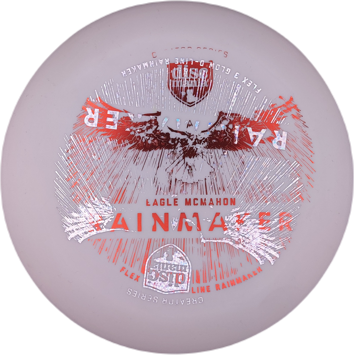 Discmania Rainmaker D-Line Glow Flex 3 Eagle McMahon Creator Series Misprint (Gebraucht: Zustand 9)