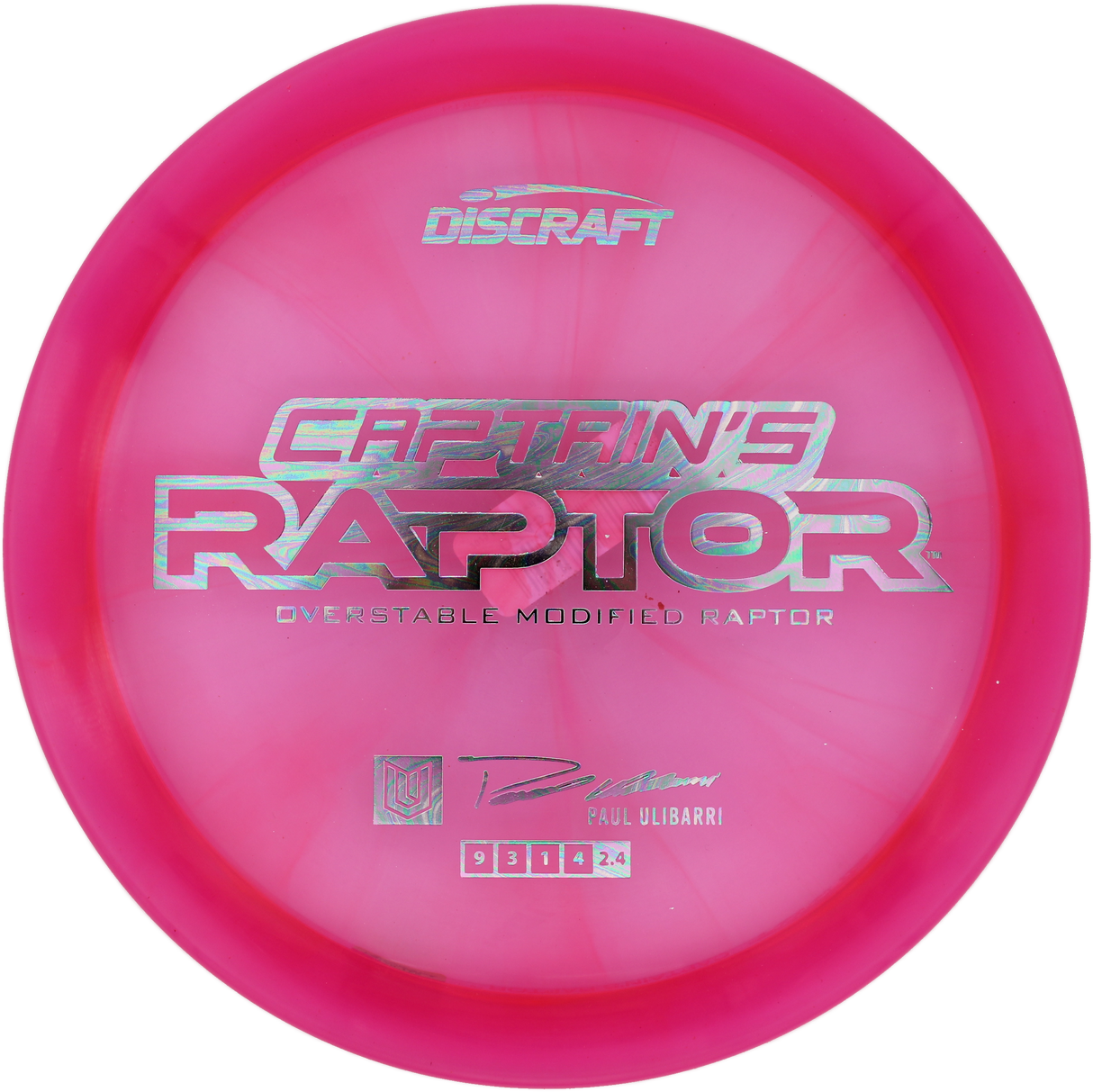 Discraft Captain's Raptor Z Swirl - 2025 Paul Ulibarri Tour Series