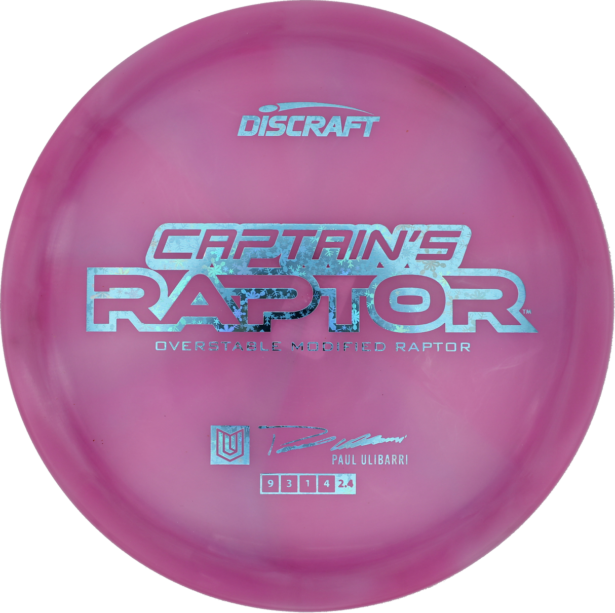 Discraft Captain's Raptor Z Swirl - 2025 Paul Ulibarri Tour Series