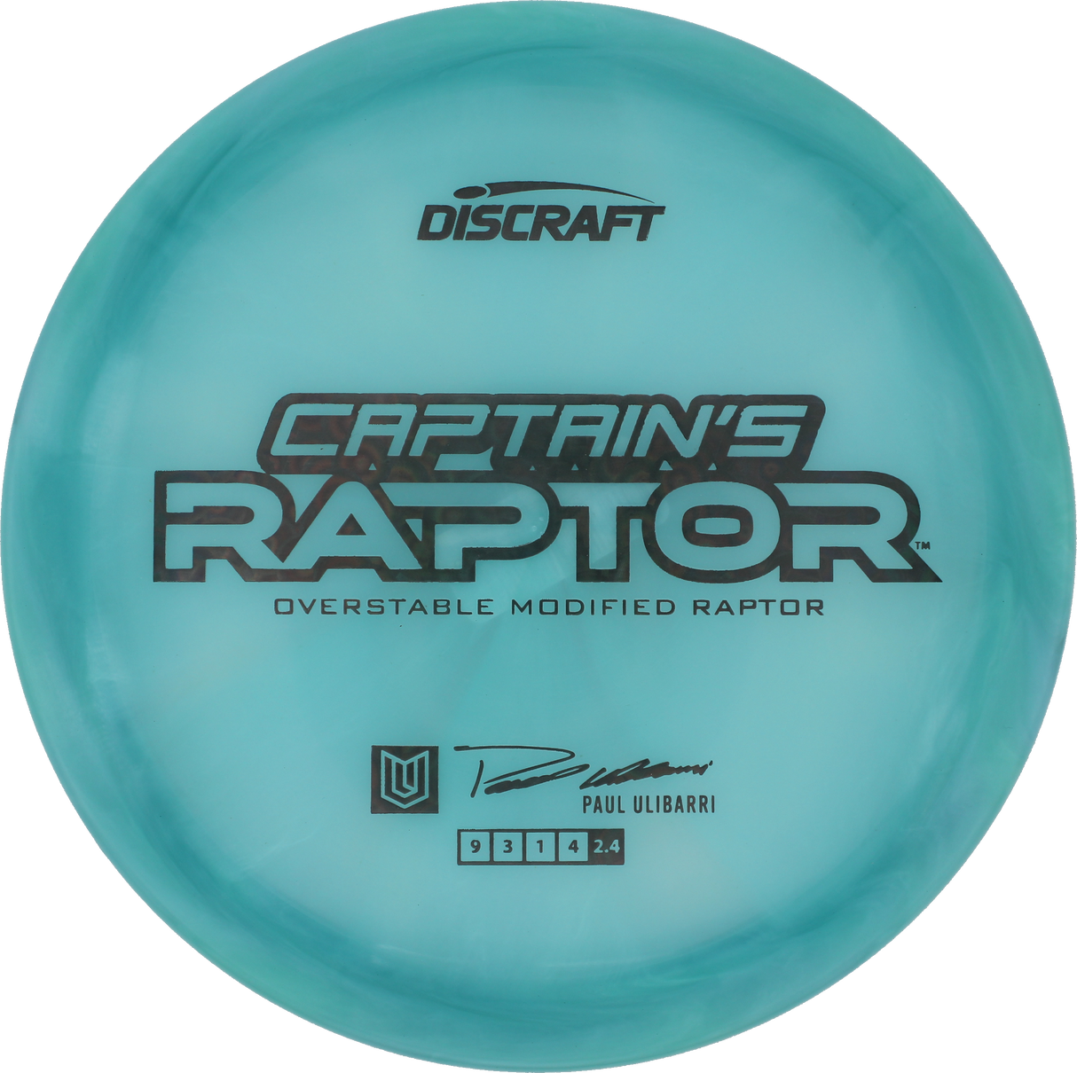 Discraft Captain's Raptor Z Swirl - 2025 Paul Ulibarri Tour Series