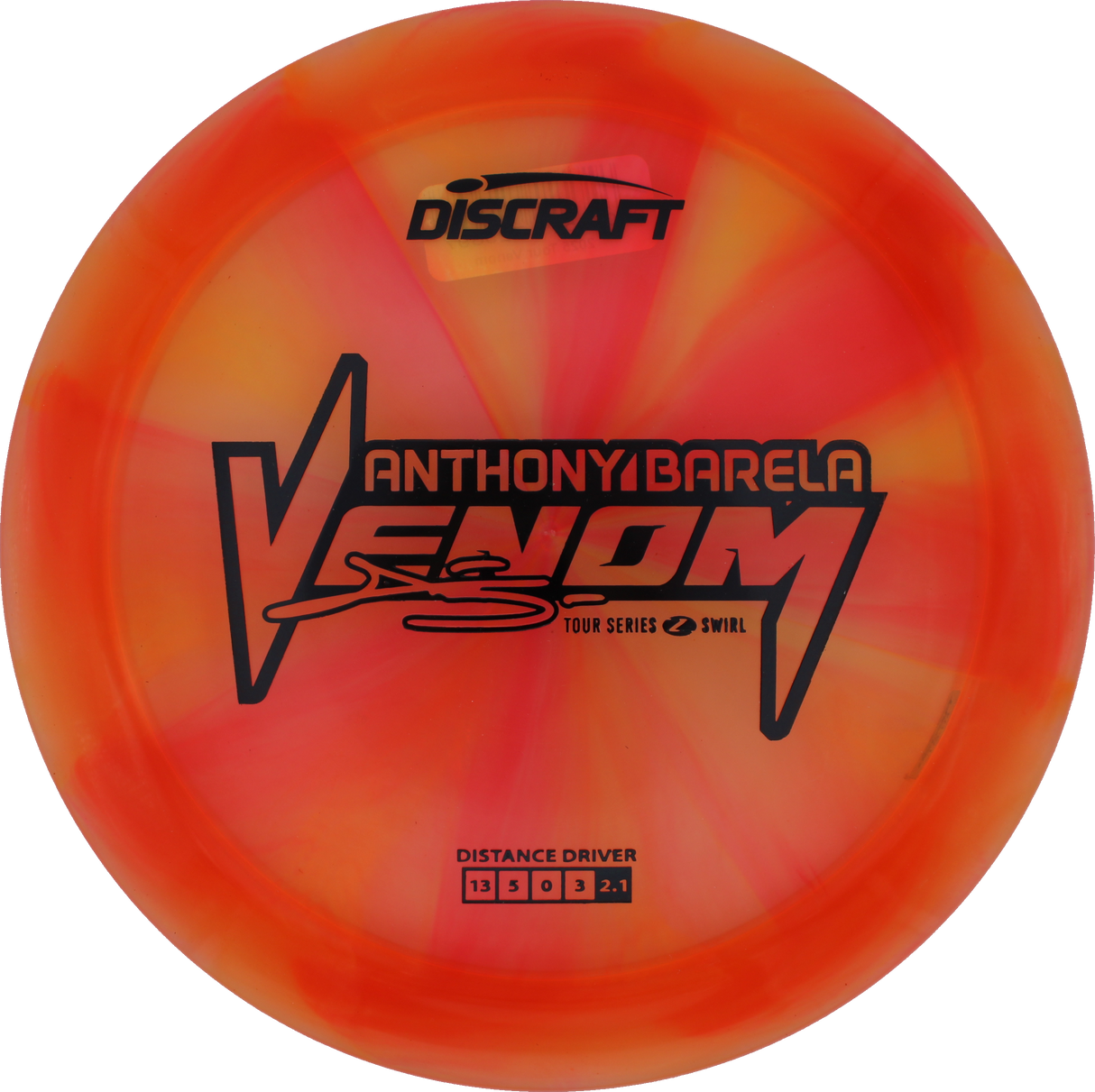 Discraft Venom Z Swirl - 2025 Anthony Barela Tour Series