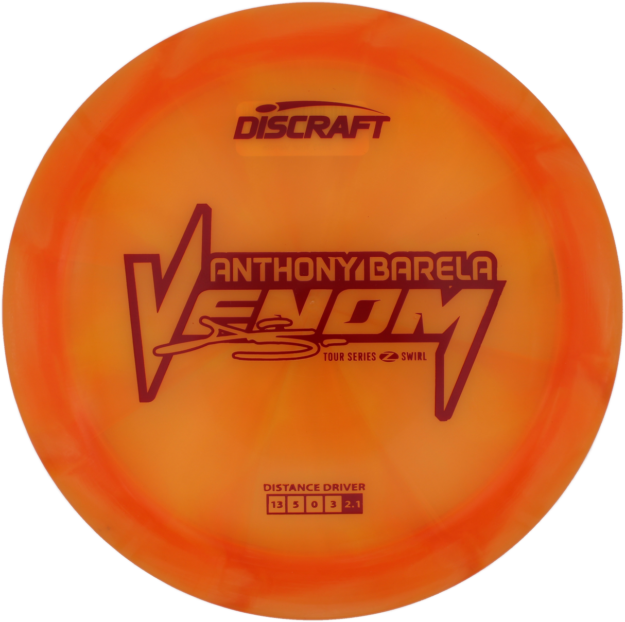 Discraft Venom Z Swirl - 2025 Anthony Barela Tour Series