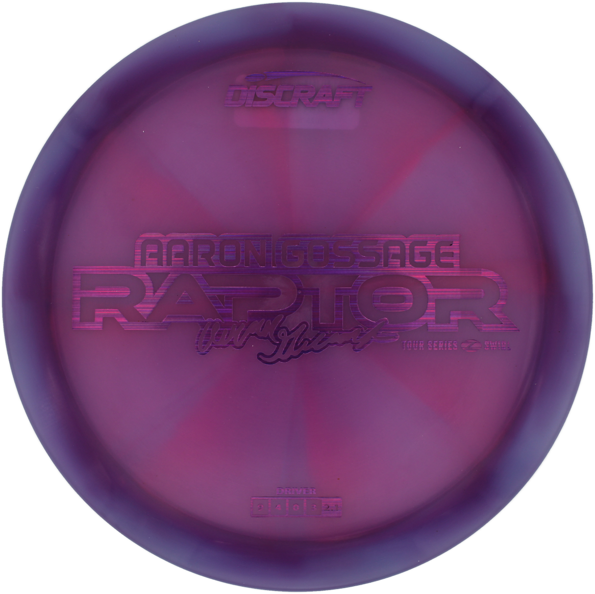 Discraft Raptor Z Swirl - 2025 Aaron Gossage Tour Series