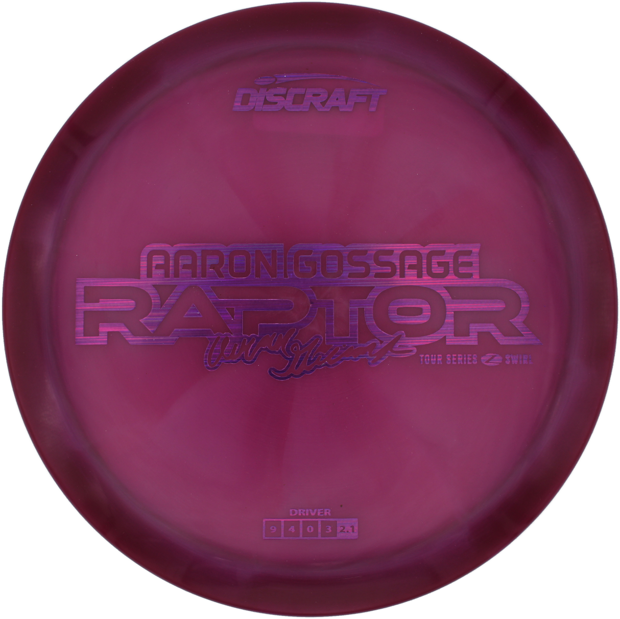 Discraft Raptor Z Swirl - 2025 Aaron Gossage Tour Series