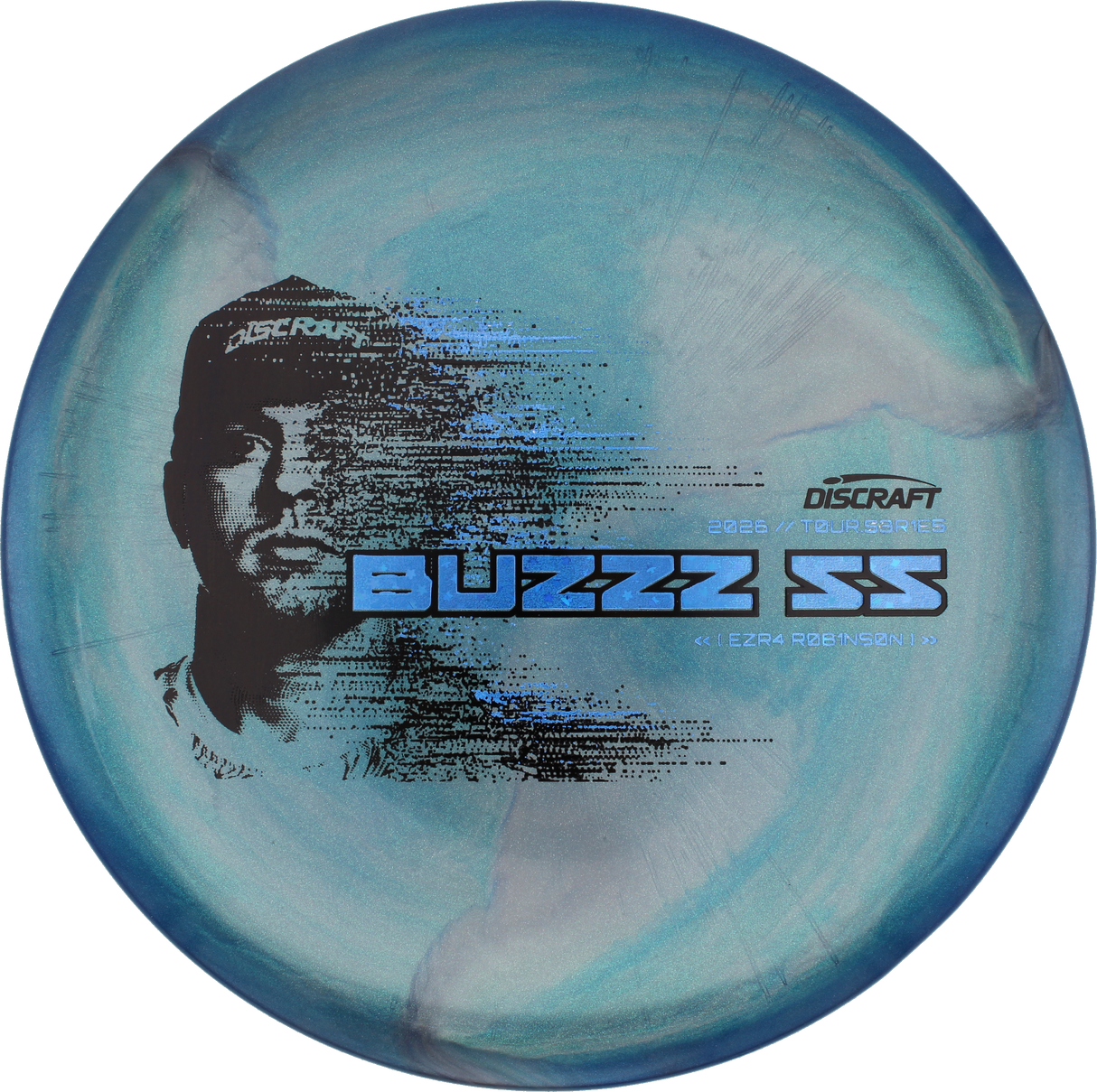 Discraft Buzzz SS - Ezra Robinson 2026 Tour Series | Titanium Big Z Swirl