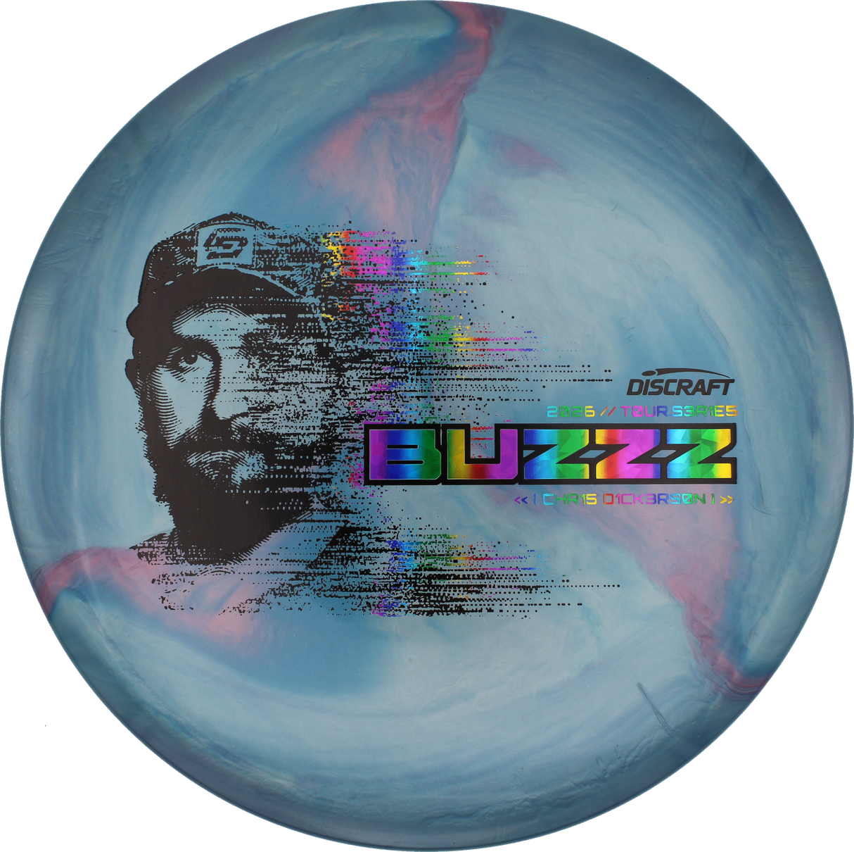 Discraft Buzzz - Chris Dickerson 2026 Tour Series | Titanium Big Z Swirl