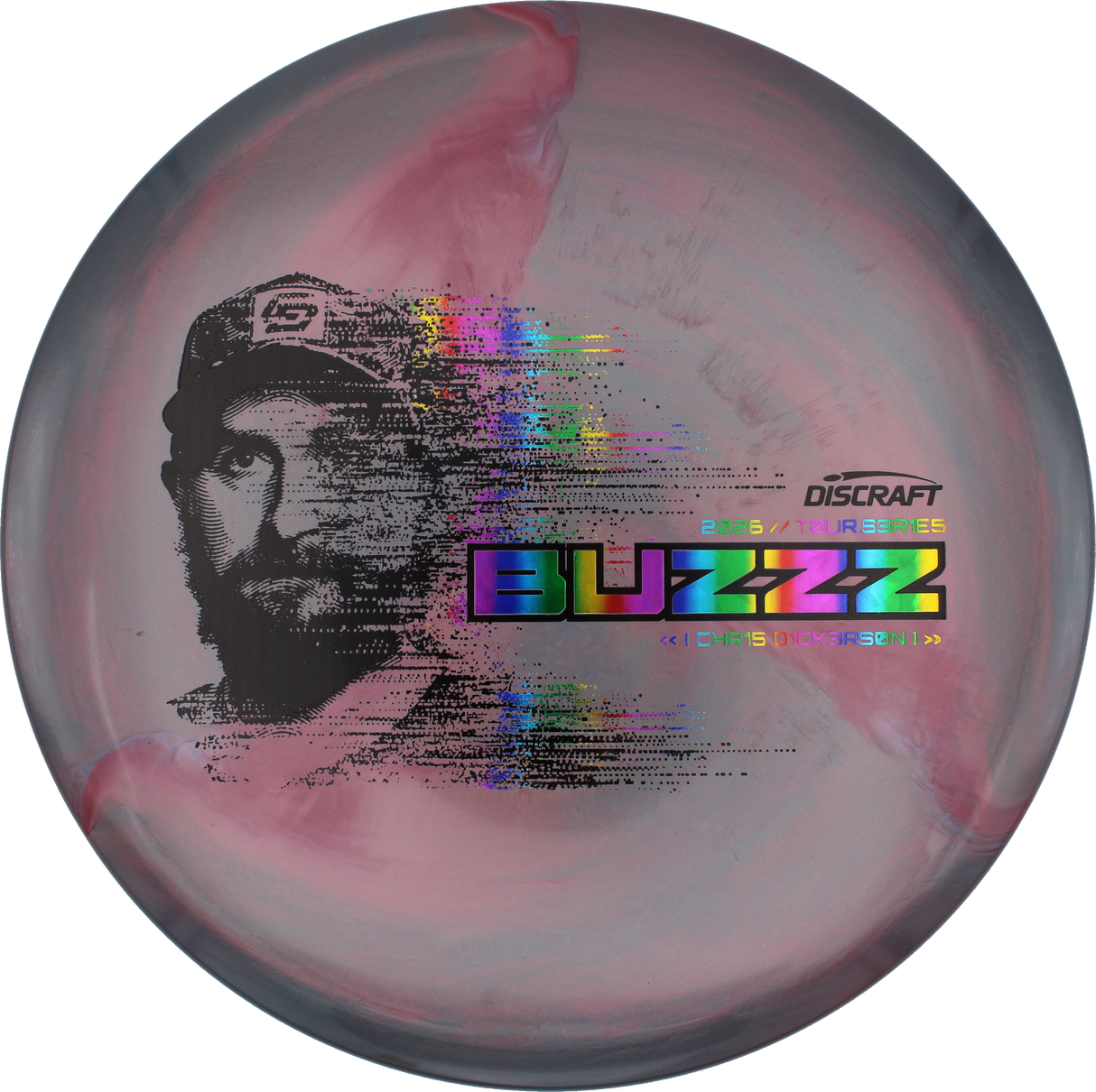 Discraft Buzzz - Chris Dickerson 2026 Tour Series | Titanium Big Z Swirl