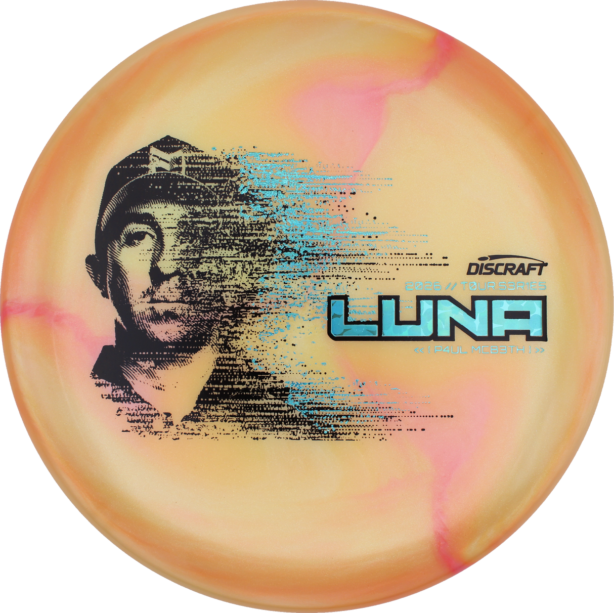 Discraft Luna - Paul McBeth 2026 Tour Series | Titanium Big Z Swirl