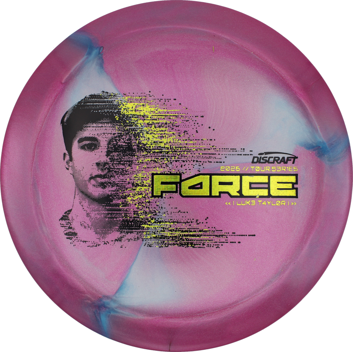 Discraft Force - Luke Taylor 2026 Tour Series | Titanium Big Z Swirl