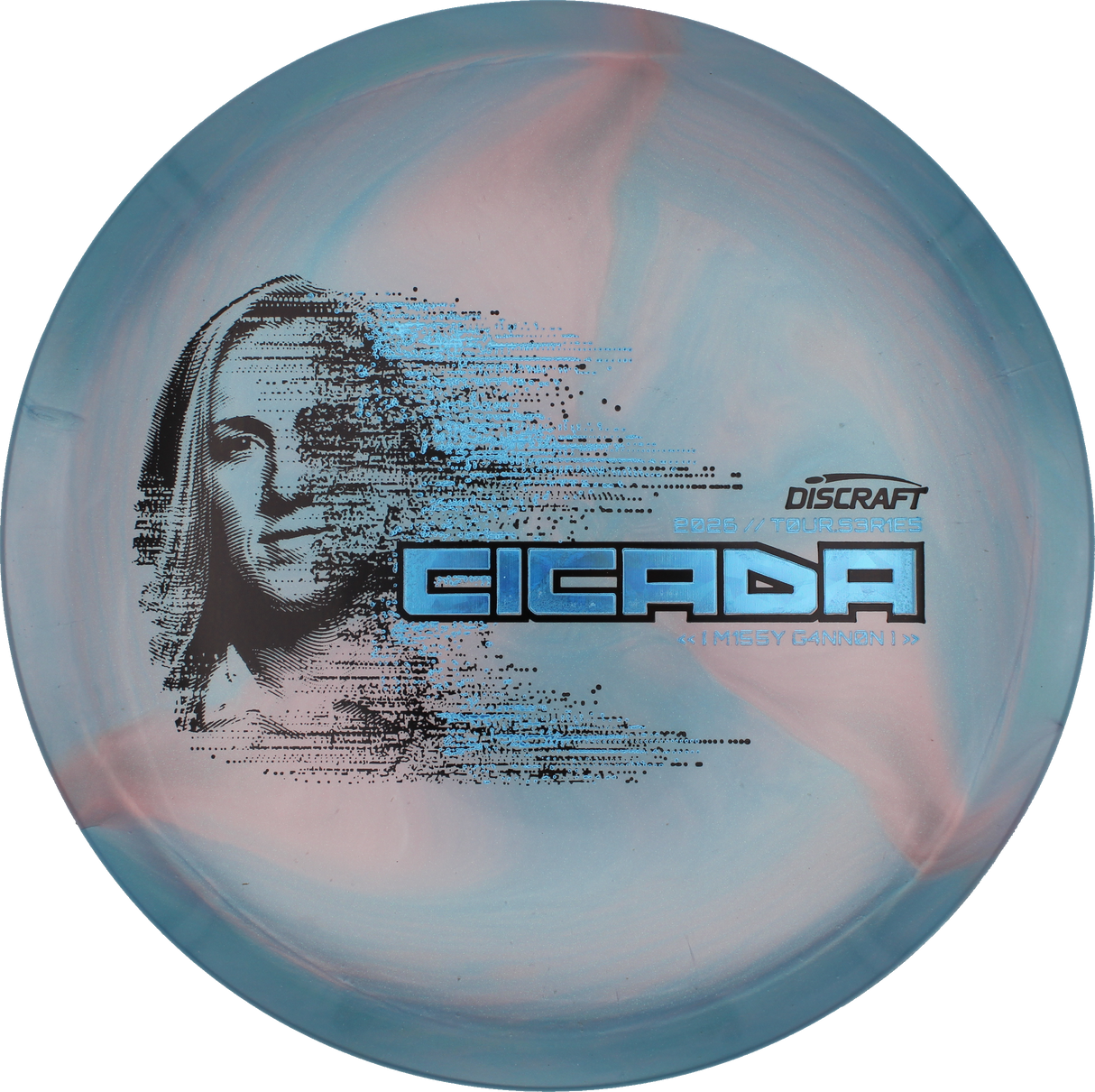 Discraft Cicada - Missy Gannon 2026 Tour Series | Titanium Big Z Swirl