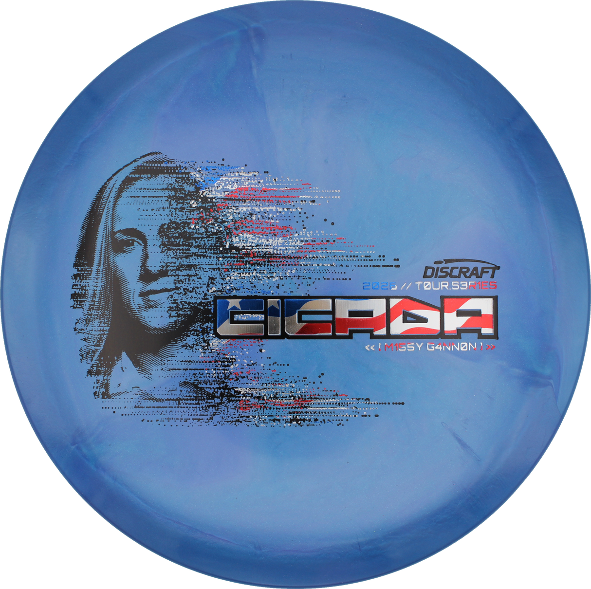 Discraft Cicada - Missy Gannon 2026 Tour Series | Titanium Big Z Swirl