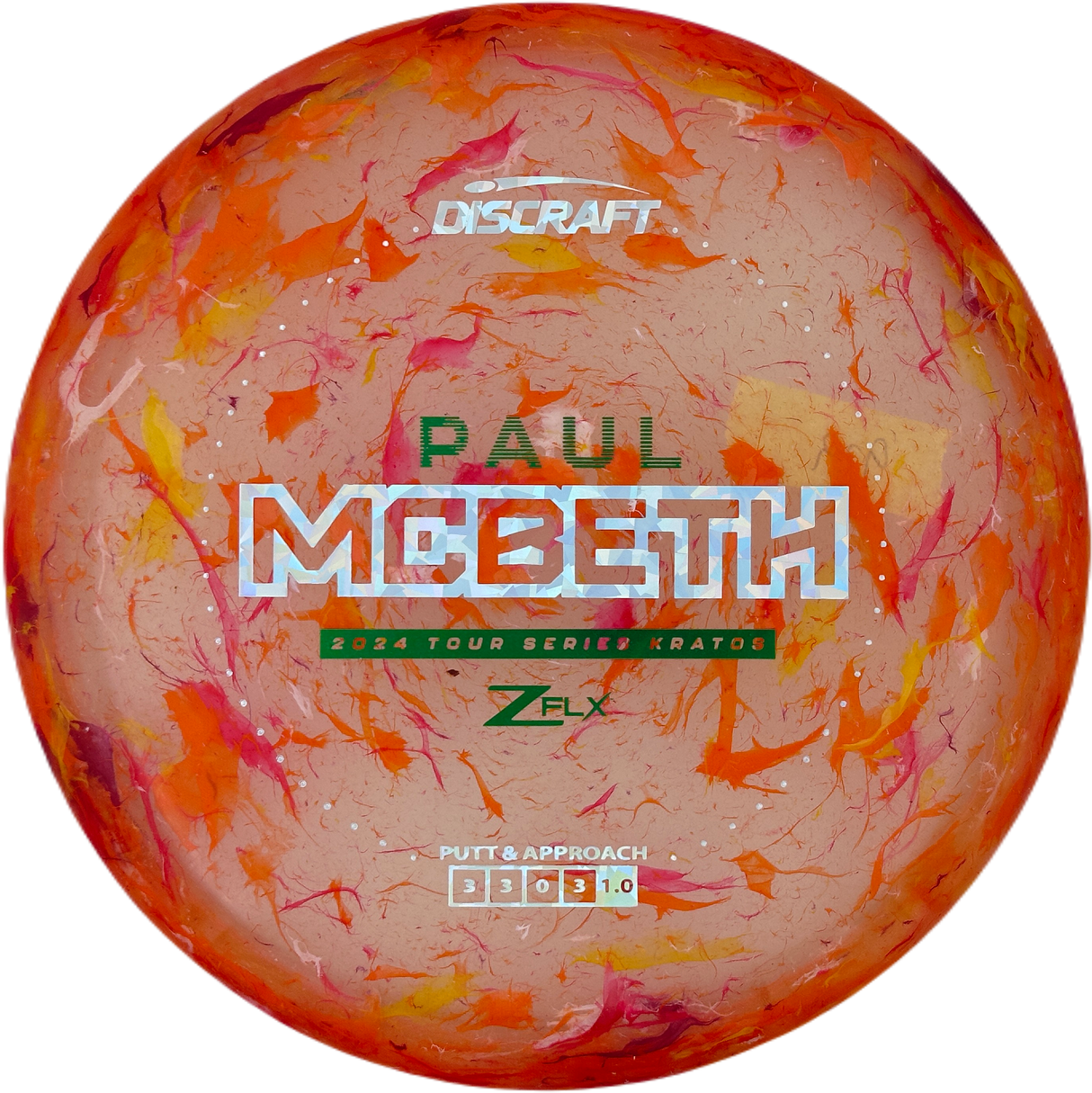 Discraft Kratos Z Flx Paul McBeth 2024 Tour Series (Gebraucht: Zustand 9)