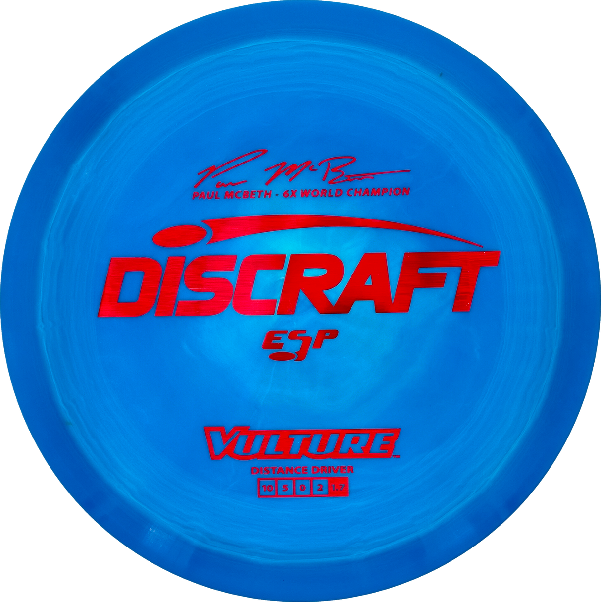 Discraft Vulture ESP Paul McBeth 6x World Champion (Gebraucht: Zustand 9)