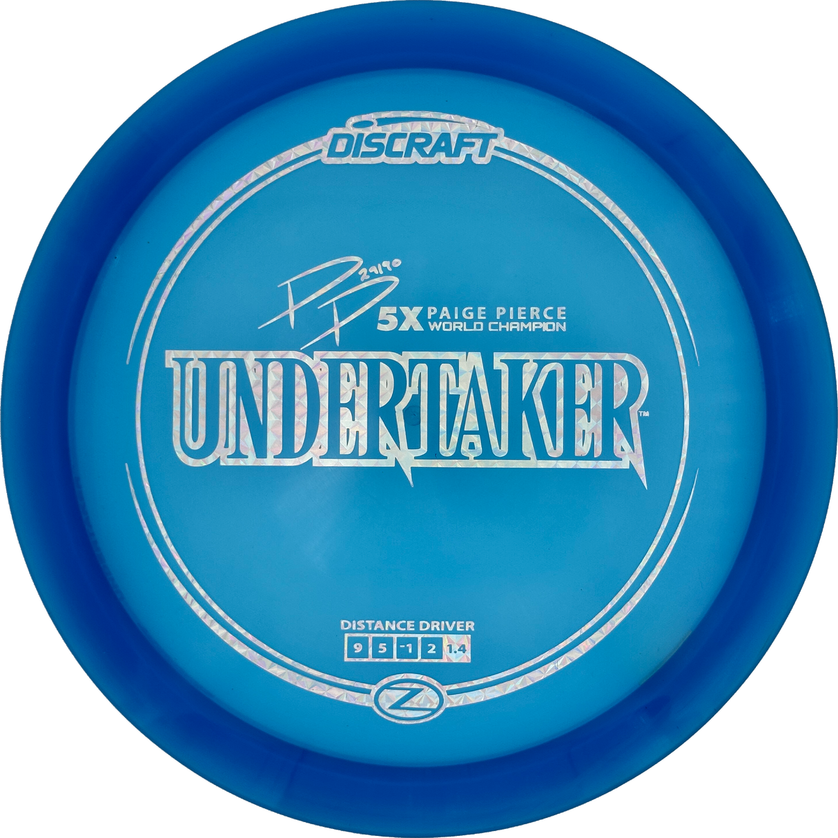 Undertaker Z 5x World Champion Paige Pierce (Gebraucht: Zustand 9)