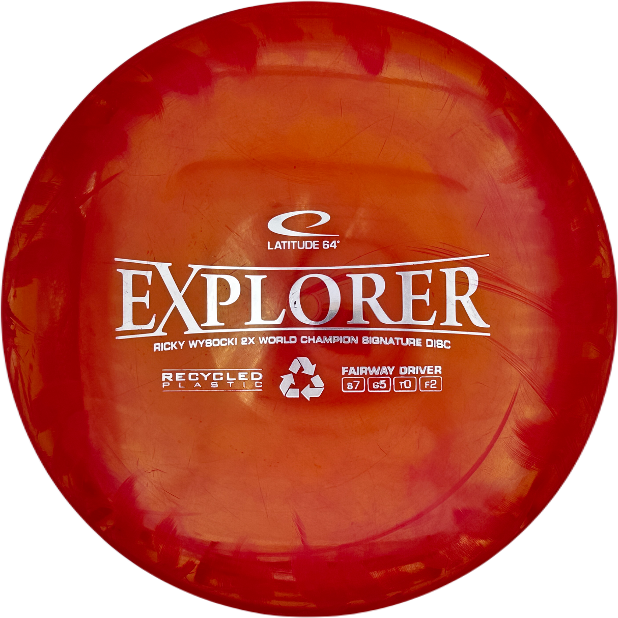 Latitude 64° Explorer - Recycled Ricky Wysocki 2x World Champion Signature Disc (Gebraucht: Zustand 7)