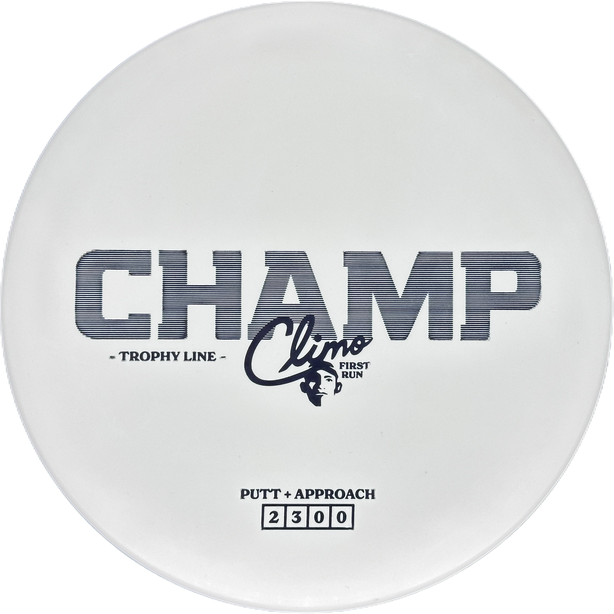 Climo Disc Golf Champ Trophy Line - First Run