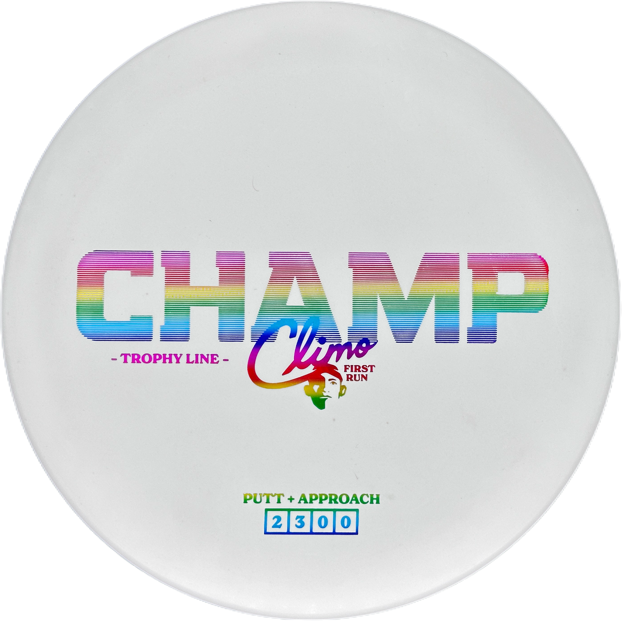 Climo Disc Golf Champ Trophy Line - First Run