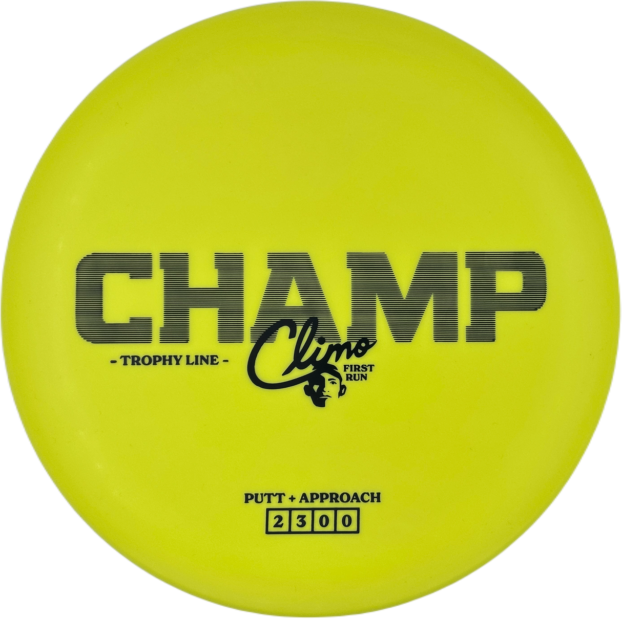 Climo Disc Golf Champ Trophy Line - First Run