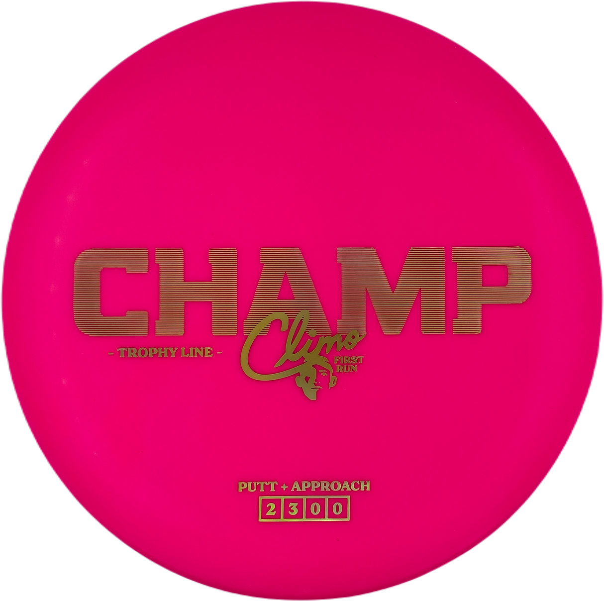 Climo Disc Golf Champ Trophy Line - First Run