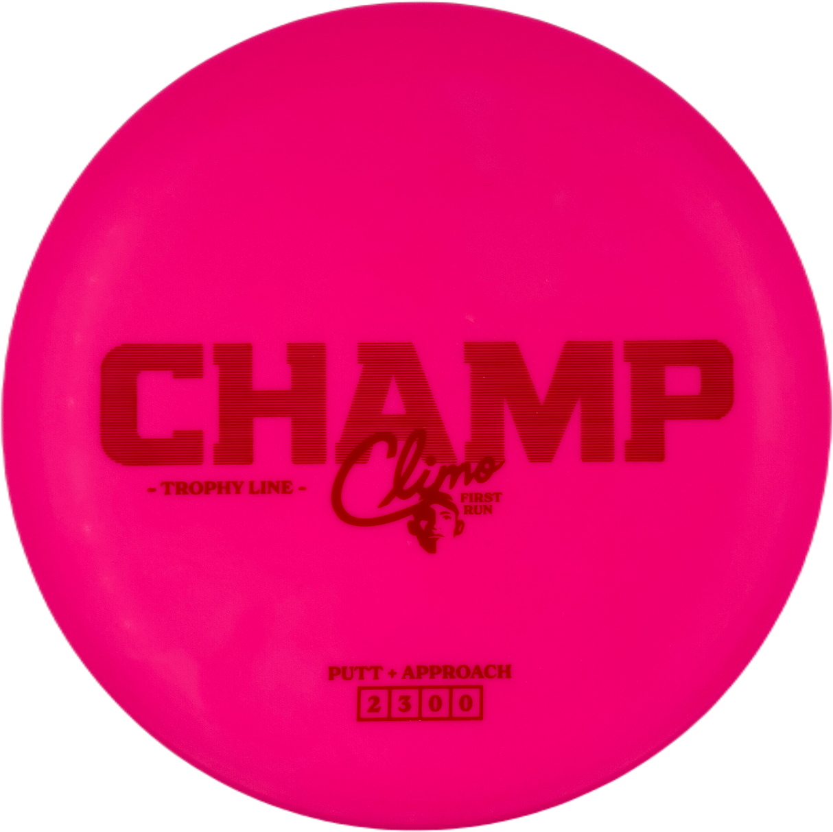 Climo Disc Golf Champ Trophy Line - First Run