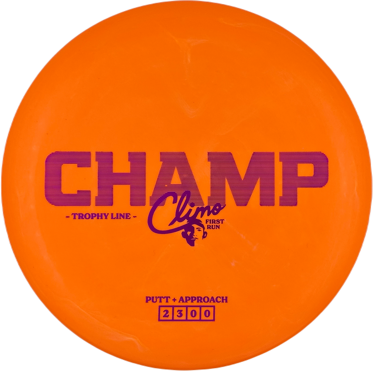 Climo Disc Golf Champ Trophy Line - First Run