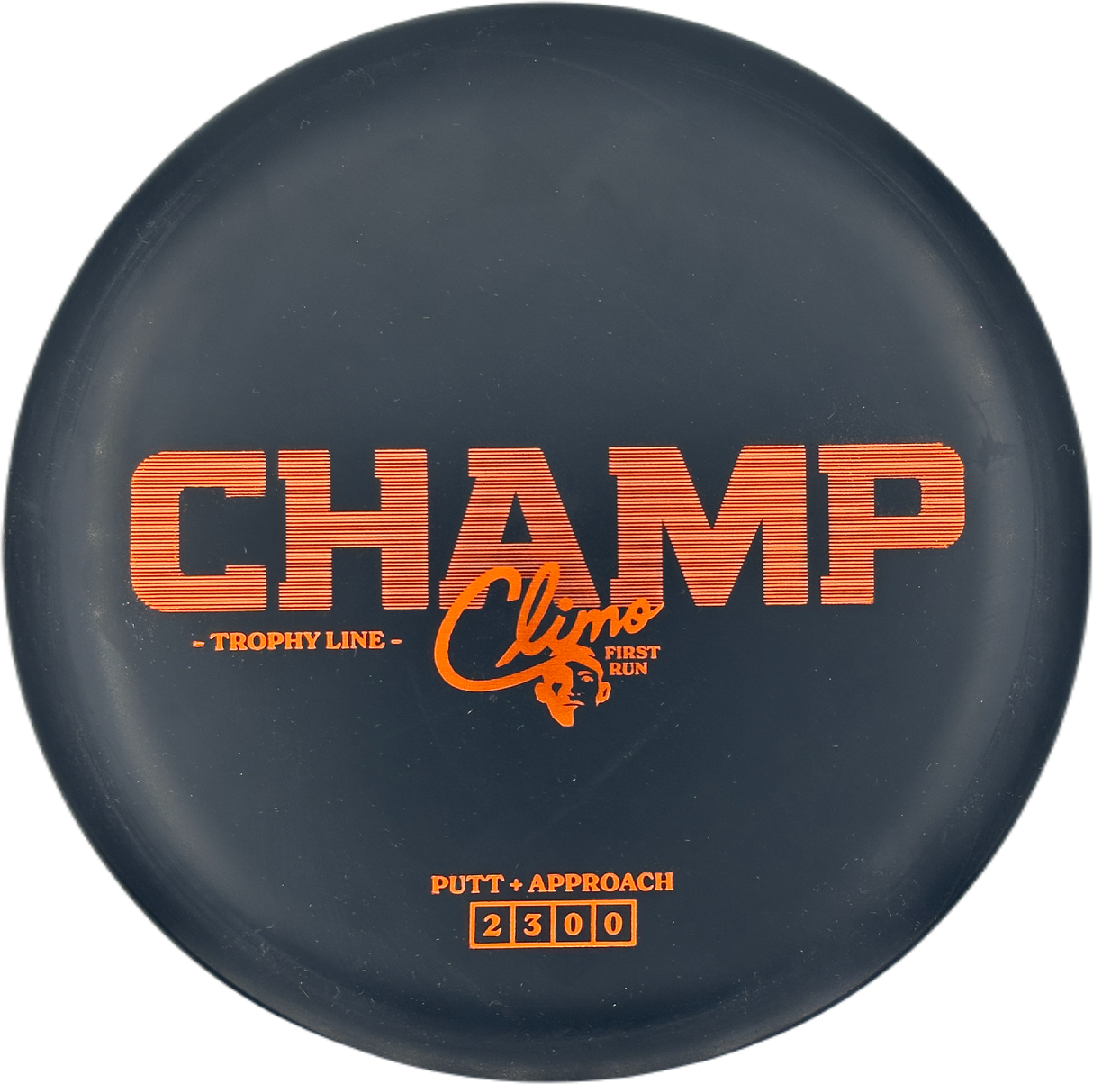 Climo Disc Golf Champ Trophy Line - First Run