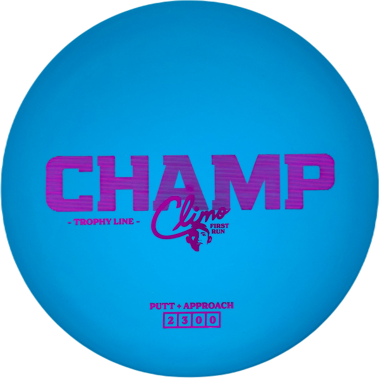 Climo Disc Golf Champ Trophy Line - First Run