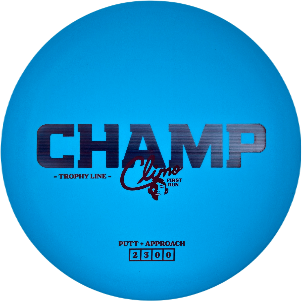 Climo Disc Golf Champ Trophy Line - First Run