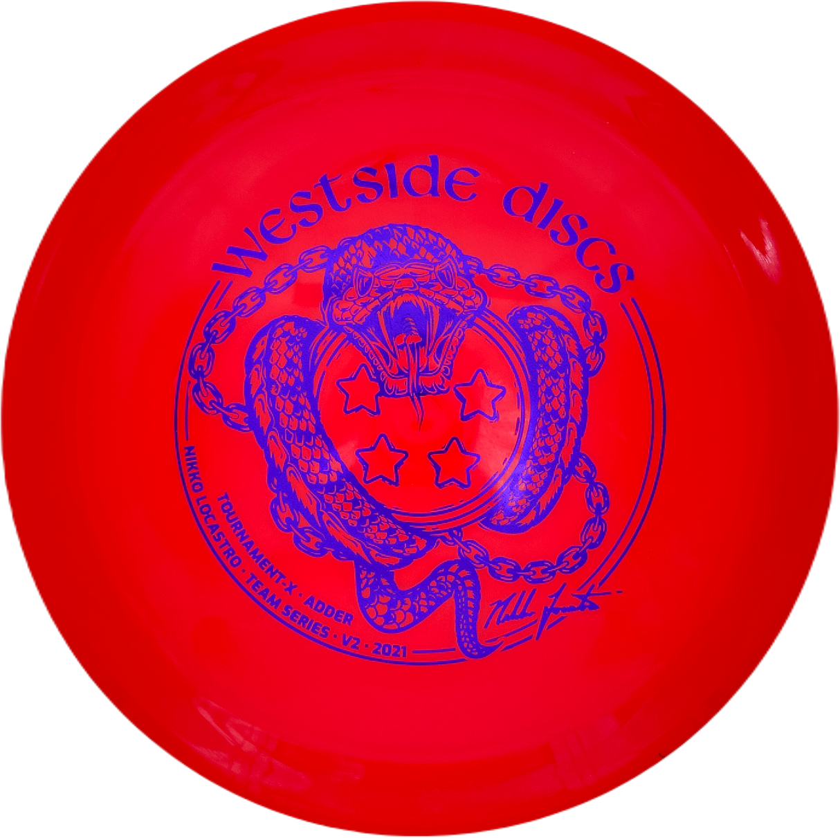 Westside Discs Adder Tournament-X - Nikko Locastro Team Series V2 2021 (Gebraucht: Zustand 9)