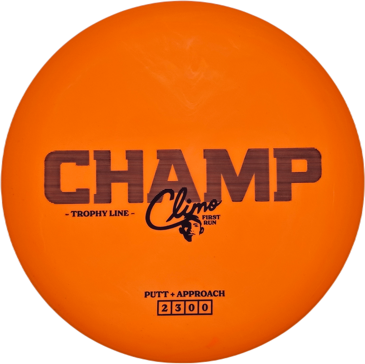 Climo Disc Golf Champ Trophy Line - First Run