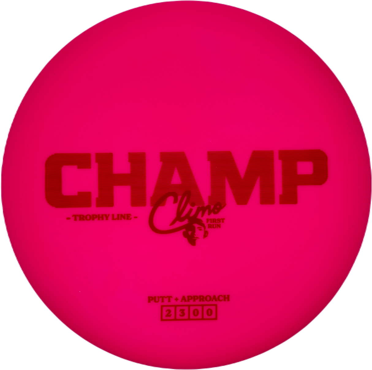 Climo Disc Golf Champ Trophy Line - First Run