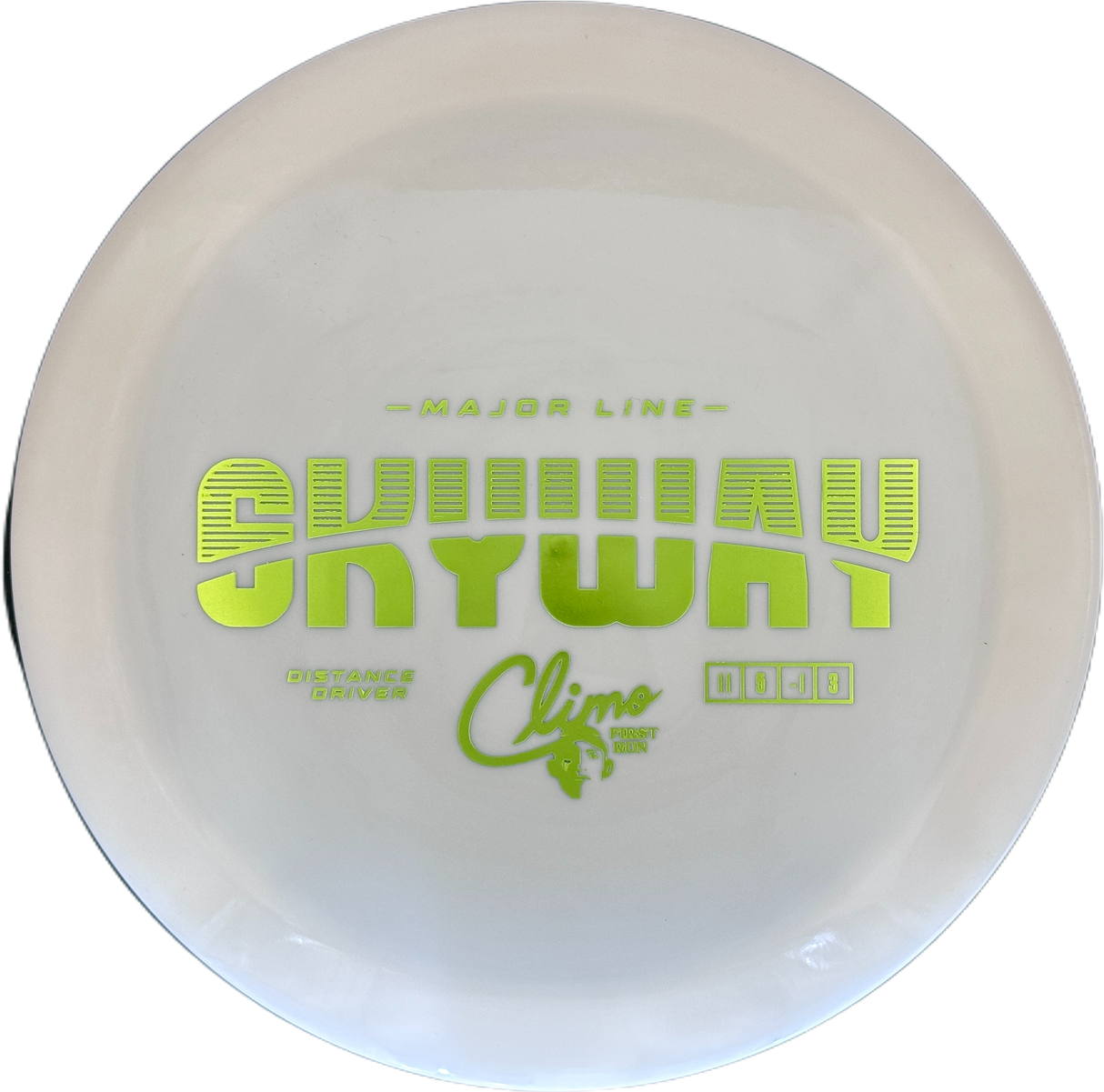 Climo Disc Golf Skyway Major Line - First Run