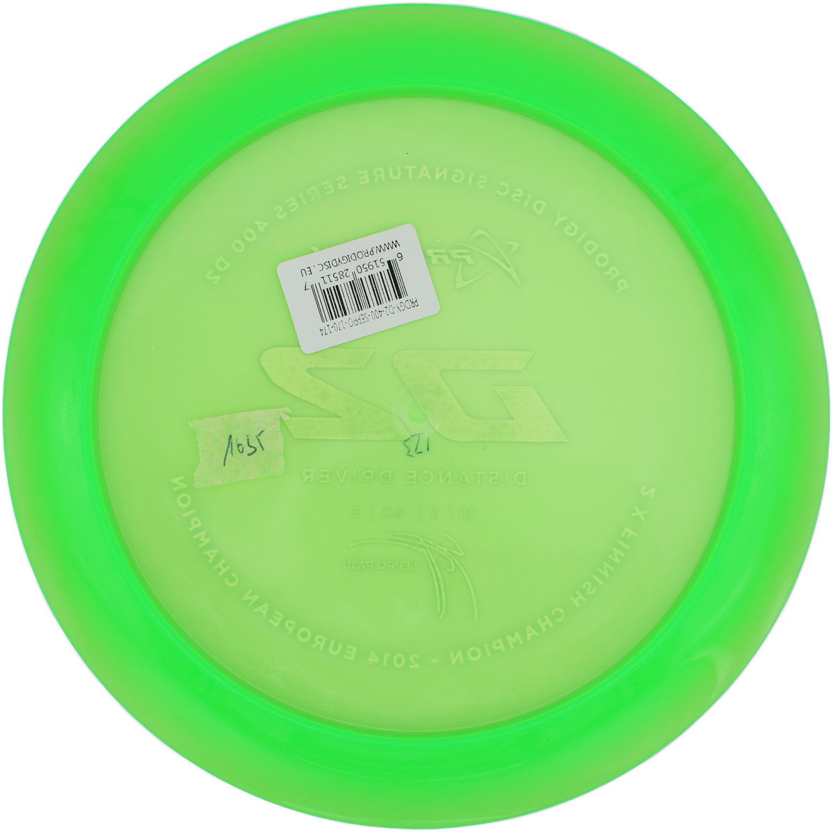 Prodigy Disc D2 - Seppo Paju 2x Finnish Champion | 400 | Gebraucht: Zustand 10 |