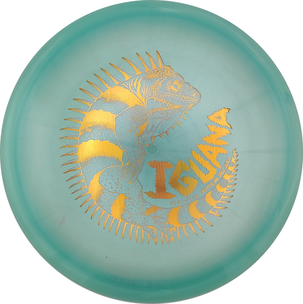 Reptilian Disc Golf Iguana Armor