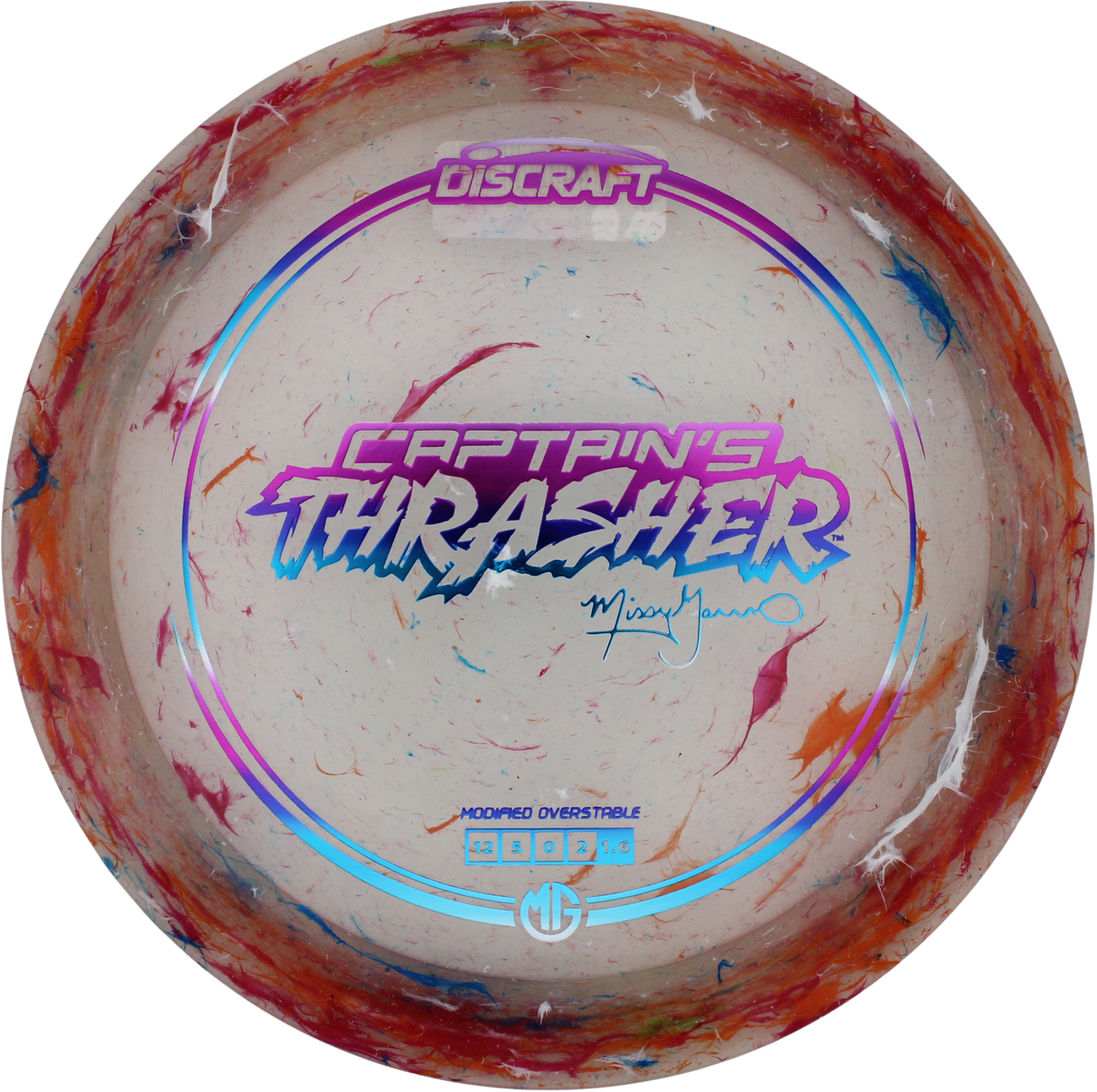 Discraft Captain's Thrasher Z Jawbreaker - 2025 Missy Gannon Tour Series