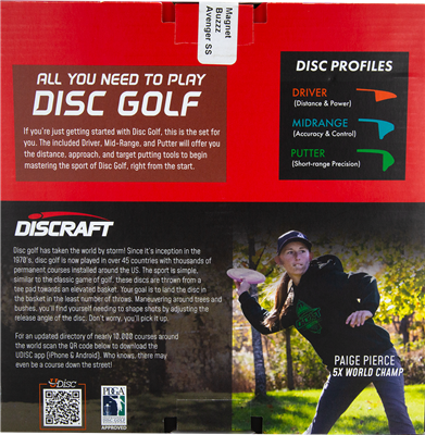 Discraft Disc Golf Starter Set